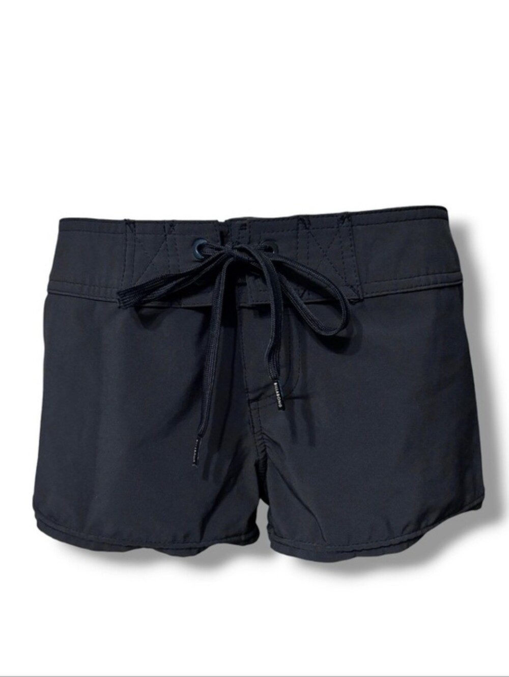 BILLABONG SWIM Black Low Rise Micro Board Shorts Swim Bottoms Size 3 VINTAGE
